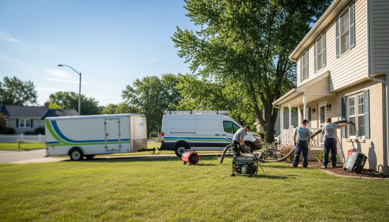 Flooded Basement Restoration And Cleanup With Repair in Crest Hill, IL near me